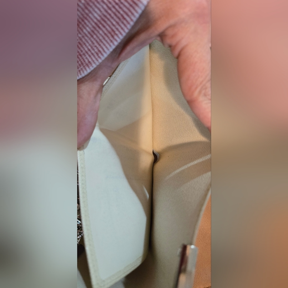 Louis Vuitton Epi Portefeiulle Joy Trifold Wallet converted to crossbody. AUTHEN - Picture 8 of 13